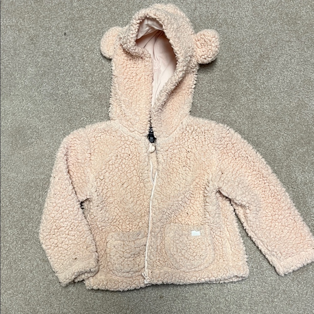 7 For All Mankind Pink Fleece Kids Jacket